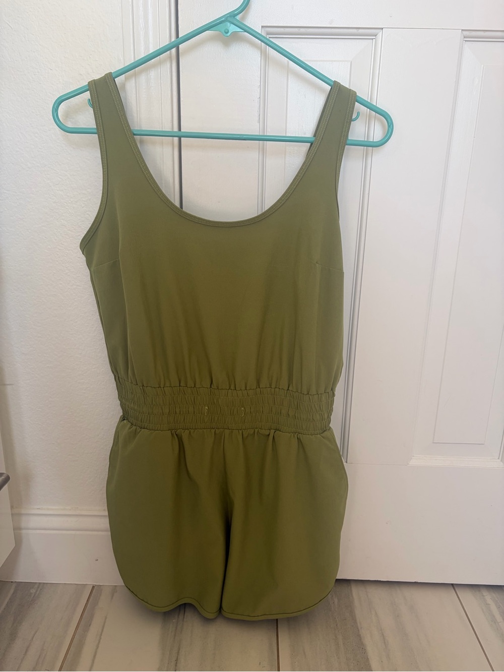 Women’s Abercrombie and Fitch Olive Green One-Piece Romper